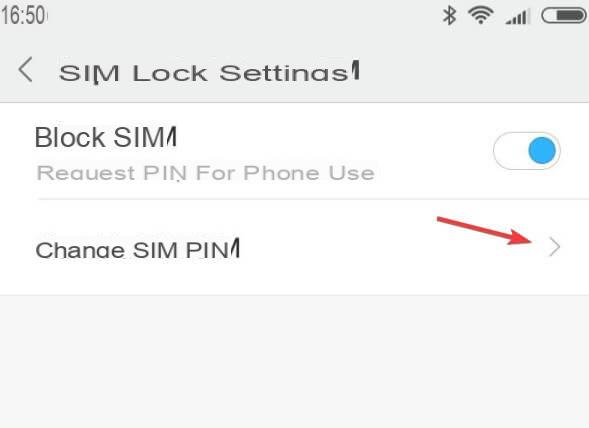 Como alterar o PIN do SIM no Android