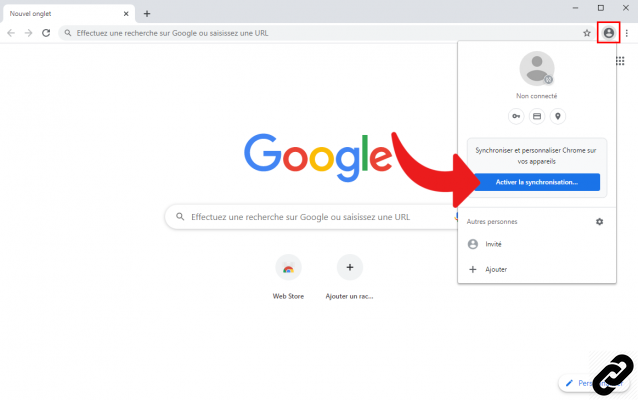 Como sincronizar minhas configurações do Google Chrome com minha conta do Google?