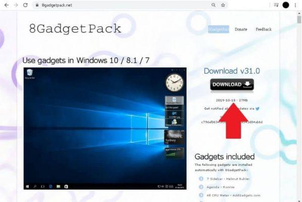 Como recuperar gadgets da área de trabalho no Windows 10 e 8? - Rápido e fácil