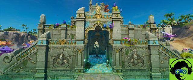 Dónde encontrar el nuevo punto de interés de Coral Castle / Atlantis en Fortnite