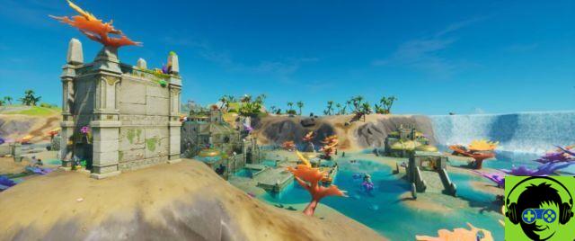 Onde encontrar o novo Coral Castle / Atlantis POI em Fortnite