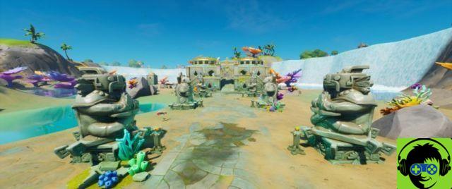 Dónde encontrar el nuevo punto de interés de Coral Castle / Atlantis en Fortnite