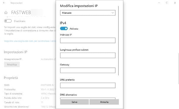 Como atribuir IP estático