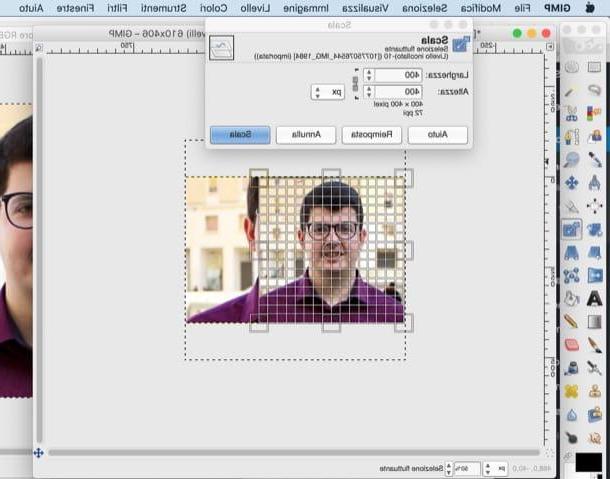 Come sovrapporre foto con GIMP
