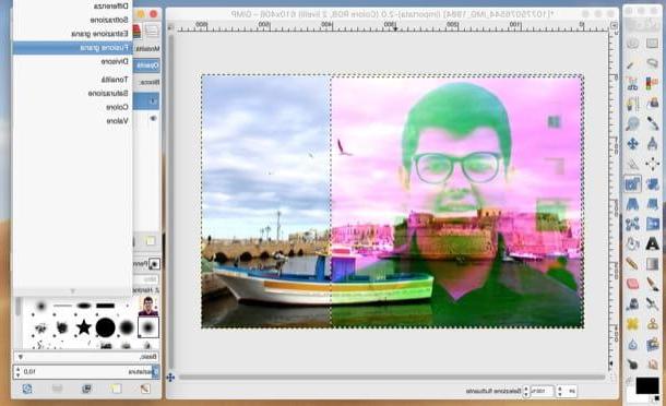 Come sovrapporre foto con GIMP