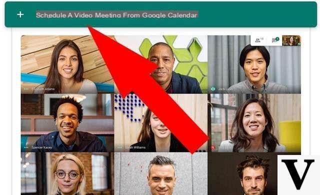 Google Meet: how to schedule a meeting