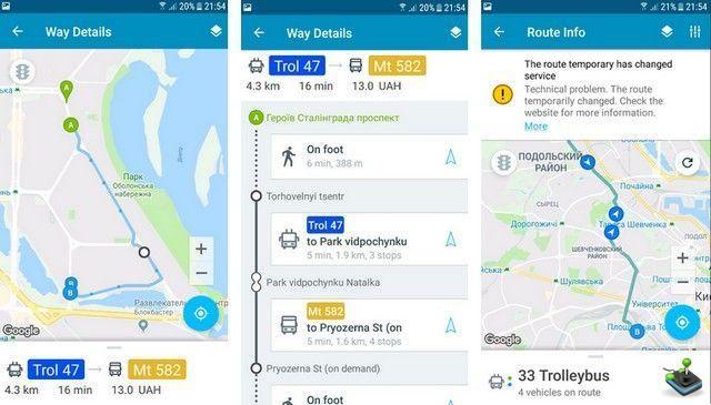 10 migliori app di trasporto pubblico per Android