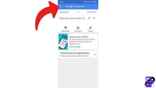 How to translate an SMS directly with Google Translate?