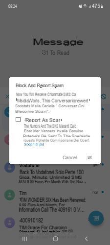 Como bloquear SMS de publicidade no Android com e sem um número