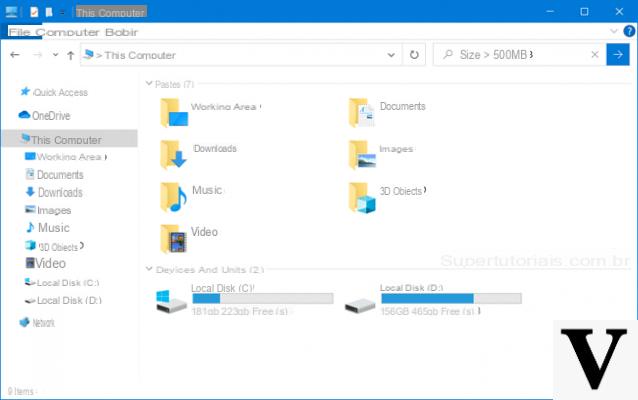 Cómo encontrar archivos grandes en Windows