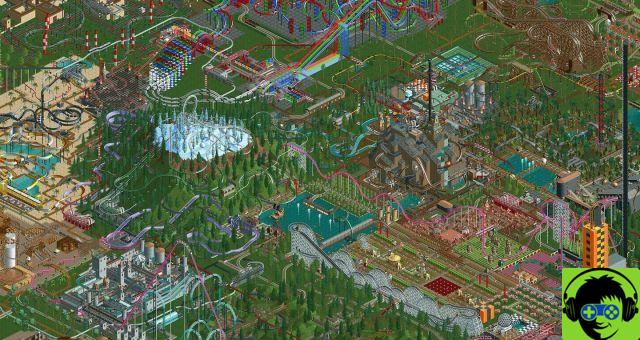 Roller Coaster Tycoon:  Efectos de los Huevos de Pascua