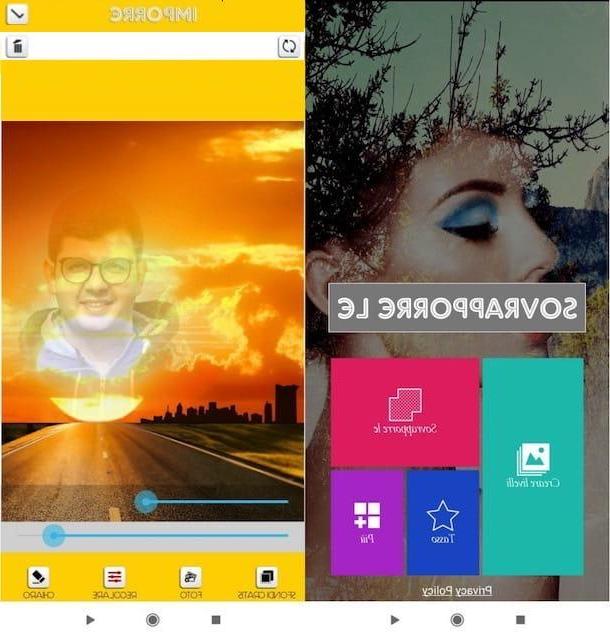 App per sovrapporre foto