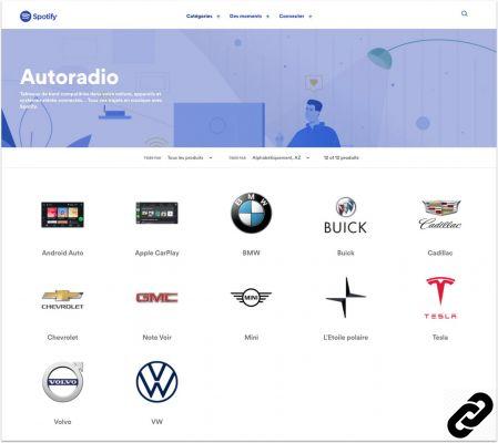 How to use Spotify in the car?