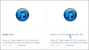 Tarif Downgrade da iTunes 12 su Windows