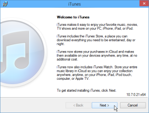 Fare Downgrade do iTunes 12 para Windows