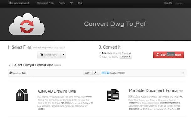 Come salvare DWG in PDF