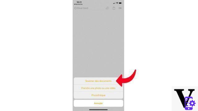 Como escanear um documento com seu iPhone?