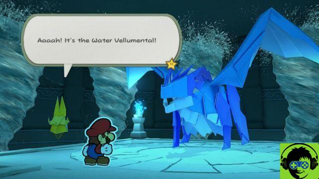 Paper Mario: The Origami King - Defeat the Guardian | Walkthrough of the vellumental water sanctuary