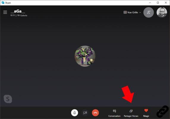 How to share your screen on Skype?