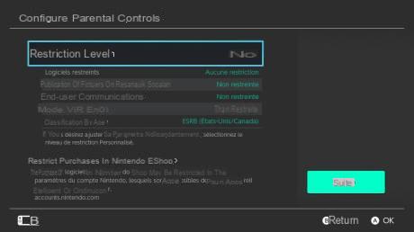 Nintendo Switch: cómo configurar los controles parentales