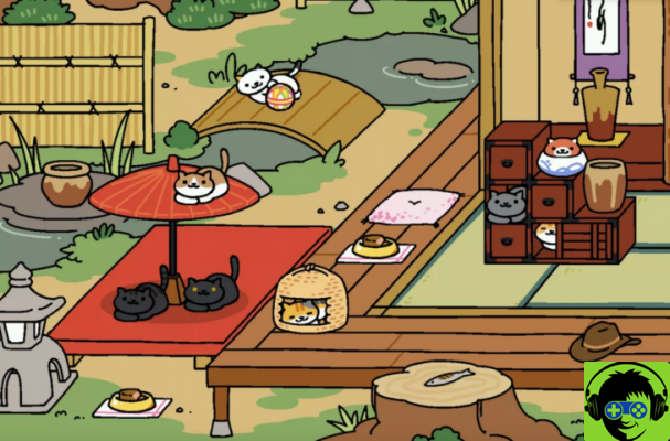 How to get peaches in your garden in Neko Atsume: Kitty Collector