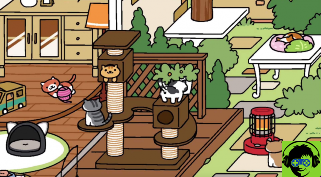 How to get peaches in your garden in Neko Atsume: Kitty Collector