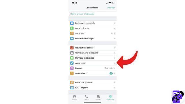 Como mudar o background do Telegram?