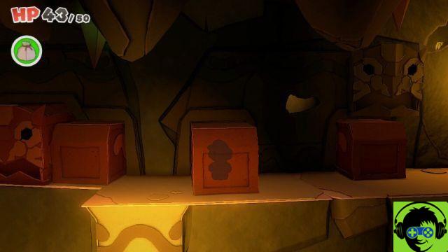 Paper Mario: El rey del origami - Lucha contra el primer jefe | Tutorial del Templo de la Tierra Vellumental
