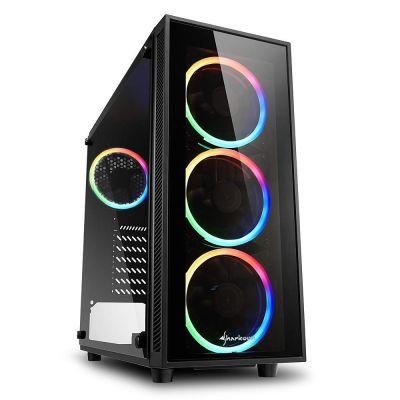 Review Sharkoon TG4 • Case and gaming RGB