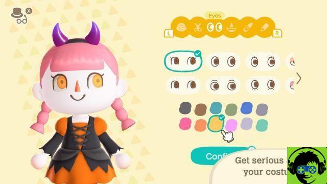 Como fazer com que seus olhos e pele pareçam artificiais em Animal Crossing: New Horizons