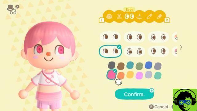 How to make your eyes and skin look unnatural in Animal Crossing: New Horizons