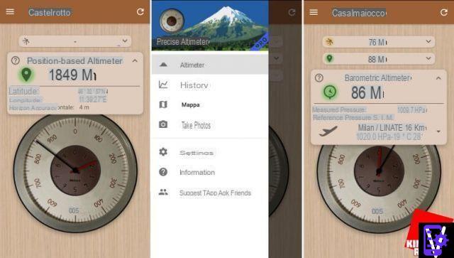 App to measure altitude and make your phone an altimeter