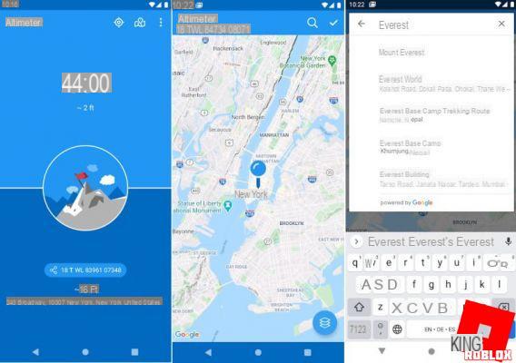 App para meporr altitude e transformar seu celular em altímetro