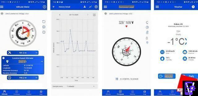 Aplicación para meder la altitud y convertir tu teléfono en un altímetro