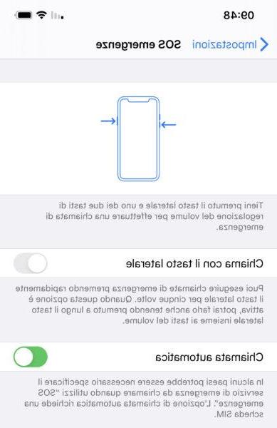 Activar llamada de emergencia automática en iPhone
