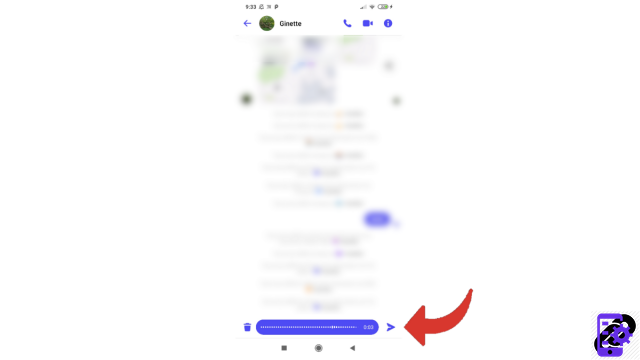 Como enviar uma mensagem de voz no Messenger?