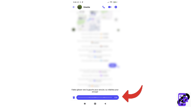 Como enviar uma mensagem de voz no Messenger?