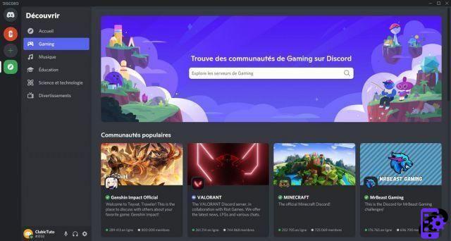 Como faço para entrar em um servidor Discord?