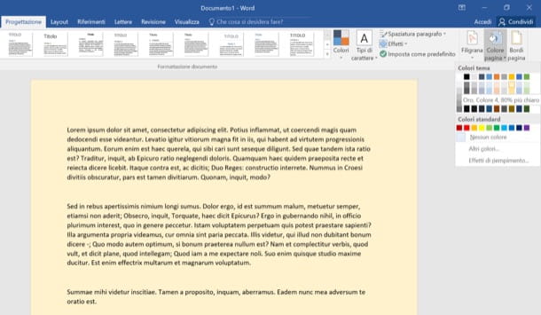 How to insert a background in Word