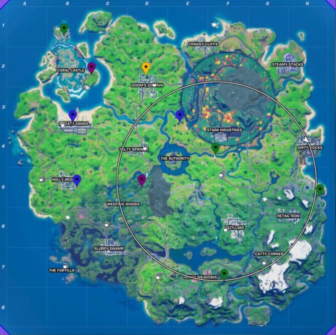 All Fortnite Chapter 2 Season 4 Week 7 XP Coin Slots - Green, Blue, Purple, Gold