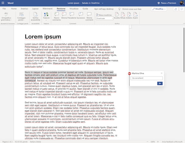 How to insert notes in Word