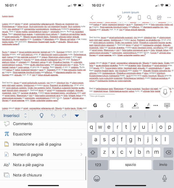 Comment insérer des notes dans Word