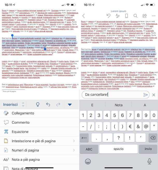 Comment insérer des notes dans Word