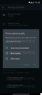 WhatsApp: you will be able to send better quality photos