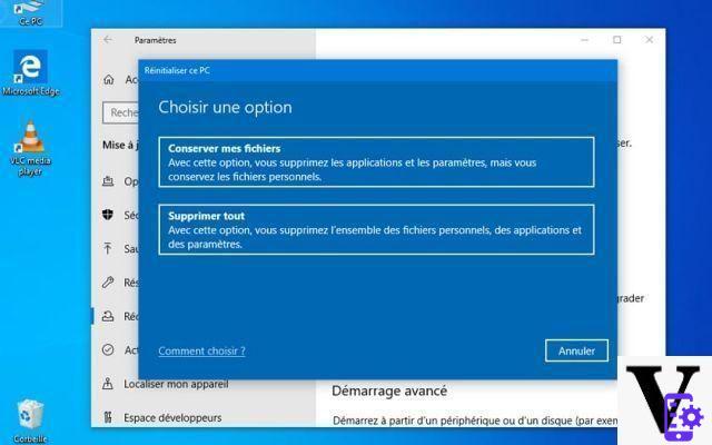 Windows 10: How to reset the system without losing files