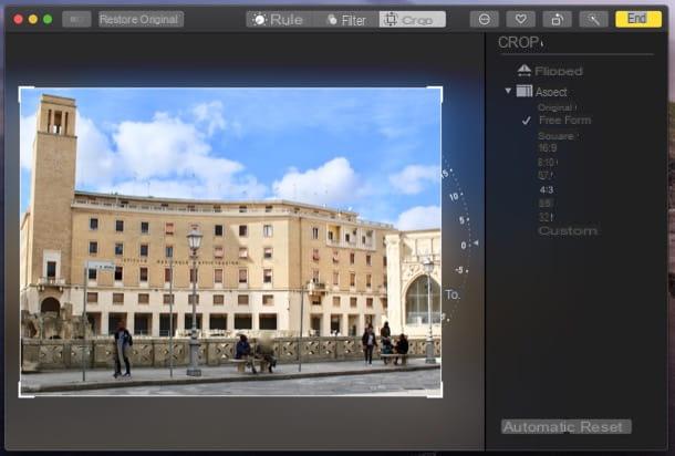 How to crop a photo with Mac