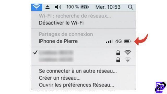 How to share the 4G connection of your iPhone with your computer?