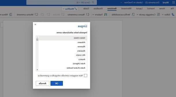 How to change language in Word