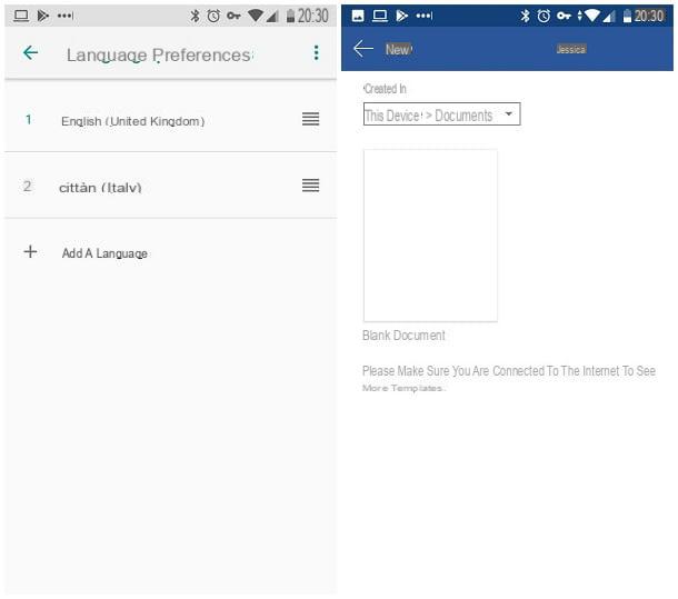 How to change language in Word