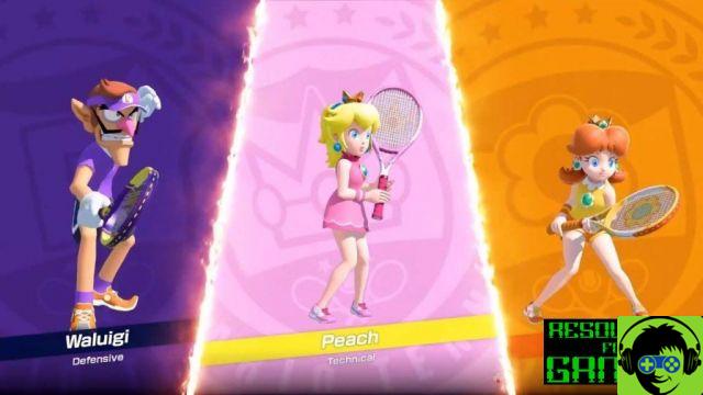 Mario Tennis Aces: Desbloquear os Personagens e Campos